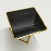 Prestige Metal Side Table in Gold Colour