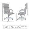 Wiwneags High Back Executive Chair in Black Colour