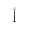 Brody Brown Cotton Shade Floor Lamp