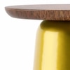 Rostrum Solid Wood Side Table in Glossy Finish