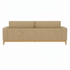Airy 2 Seater Sofa In Leatherette Beige Color
