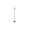 Landry Black Glass Shade Floor Lamp