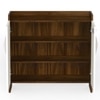 Brooklyn Engineered Wood Shoe Cabinet with Brown Maple & White finish
