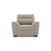 Adelaide Premium 1 Seater Fabric Sofa In Oyster Beige