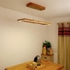 Even 36 Brown Wooden LED Hanging Lamp