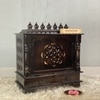 D'Dass White Mdf and Sheesham Wooden Temple For Pooja