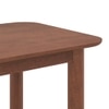Dane Solid Wood Dining Table 4 Seater with 4 Dane Solid Wood Dining Chairs (Finish: Honey)
