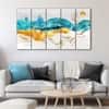 The Castle Decor Nature Art Wall Painting Wooden Framed 27x48 Inch (Style 16)