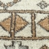 Jaipur Rugs Soft Geometric Jute Carpet Rug Grey 5x8 ft in Mocha And Cloud White