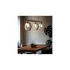 Hexagram 3 Series Brown Solid Wood Cluster Hanging Light