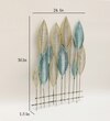 W-Yara Abstract Metal Wall Decor in Multicolor Set of 1