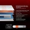 Propel 3 Zoned NRG Layer Medium Firm Pocket Spring Mattress with Zero Motion Transfer (72 x 60 in, 7 Inches)