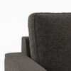 Apollo Sofa Set (Colour : Smoke Grey, Cushion : Soft, Back Type : High Back, Seater : 3+1+1)