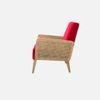 Evant Ratan Accent Chair in Red Colour