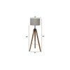 Marbolla Solid Wood Floor Lamp