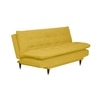 Della 3 Seater Sofa Cum Bed In Yellow Colour