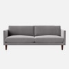 Tharoli Velvet 3 Seater Sofa in Grey Colour