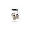 Zaire Multicolour Glass Cluster Hanging Light