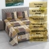 Bryn Multicolor Floral 400 TC Cotton Flat Super King Size Bedsheet with 2 Pillow Covers – Threads