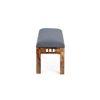 Oakmont Sheesham Wood Accent 6 Seater Dining Table Set