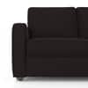Apollo High Back 3 Seater  Fabric Sofa In Deep Brown Velvet Colour