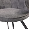 Echo Fabric Dining Chair in Grey Colour