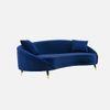 Corpen Fabric Sofa (Navy Blue)