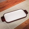 Ireka Home Chill Out Wooden Serving Tray with Enamel
