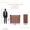 Regalia 4 Chest of Drawers in Columbian Walnut Finish