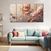 The Castle Decor Marble Abstract Art Wall Painting Wooden Framed  Painting 27x48 Inch Style 1