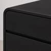 Roswell Solid Wood Chest Of 6 Drawers In Black Finish