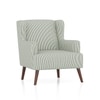 Brando Arm Chair in Naturaline Green Color