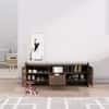 Hexa Red Engineered Wood Shoe Rack in Flower Wenge Colour