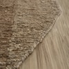 Jaipur Rugs Soft Geometric Jute Carpet Rug Grey 5x8 ft in Peach And Cloud White