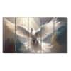 The Castle Decor Birds Art Wall Painting Wooden Framed Digital Painting 27x48 Inch (Style 3)