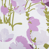 Himalayan Poppies 1 King Bedsheet & 2 Pillow Covers with Purple colour