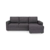 Apollo Sofa (Colour : Steel, Cushion : Soft, Back Type : Regular, Seating Capacity : Right Aligned 2 Seater + Right Aligned Chaise)