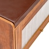 Rosso Shoe Cabinet in Teak Brown – Contemporary Shoe Organizer with Premium Wooden Finish