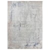 Blue Ivory Abstract Wool Silk Hand Tufted Area Rug for Living Room Bedroom 5x7