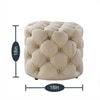 Chill in Creamy Pouf