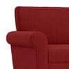 Oxford Sofa Set (Colour : Salsa Red, Cushion : Hard, Seater : 2+1+1)