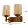 Eliante Modern Wall Lights Mild Steel & Glass Material Antique Gold & Champaign Finish
