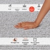 Sleepyhead Laxe Medium Firm Latex Memory Foam Mattress King 75x72x10