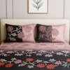 Multicolor Floral 400 TC Cotton Flat Single Bed Size Bedsheet With 2 Pillow Cover From Threads