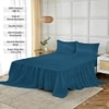 Orion Mountain Plain 400 TC Cotton Flat Super King Size Bedsheet with 2 Pillow Covers – Threads