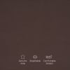 Johanna 3 Seater Leatherette Sole in Choco Brown Colour