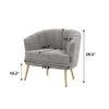 Carl Accent Chair in Grey Colour