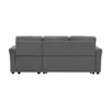 Scarlet  Pull Out Sofa cum Bed  in Dark Grey Colour