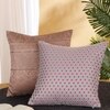 Set Of 2 Jacquard Square Cushion Covers