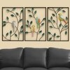 W-Banko Abstract Metal Wall Decor in Multicolor Set of 3